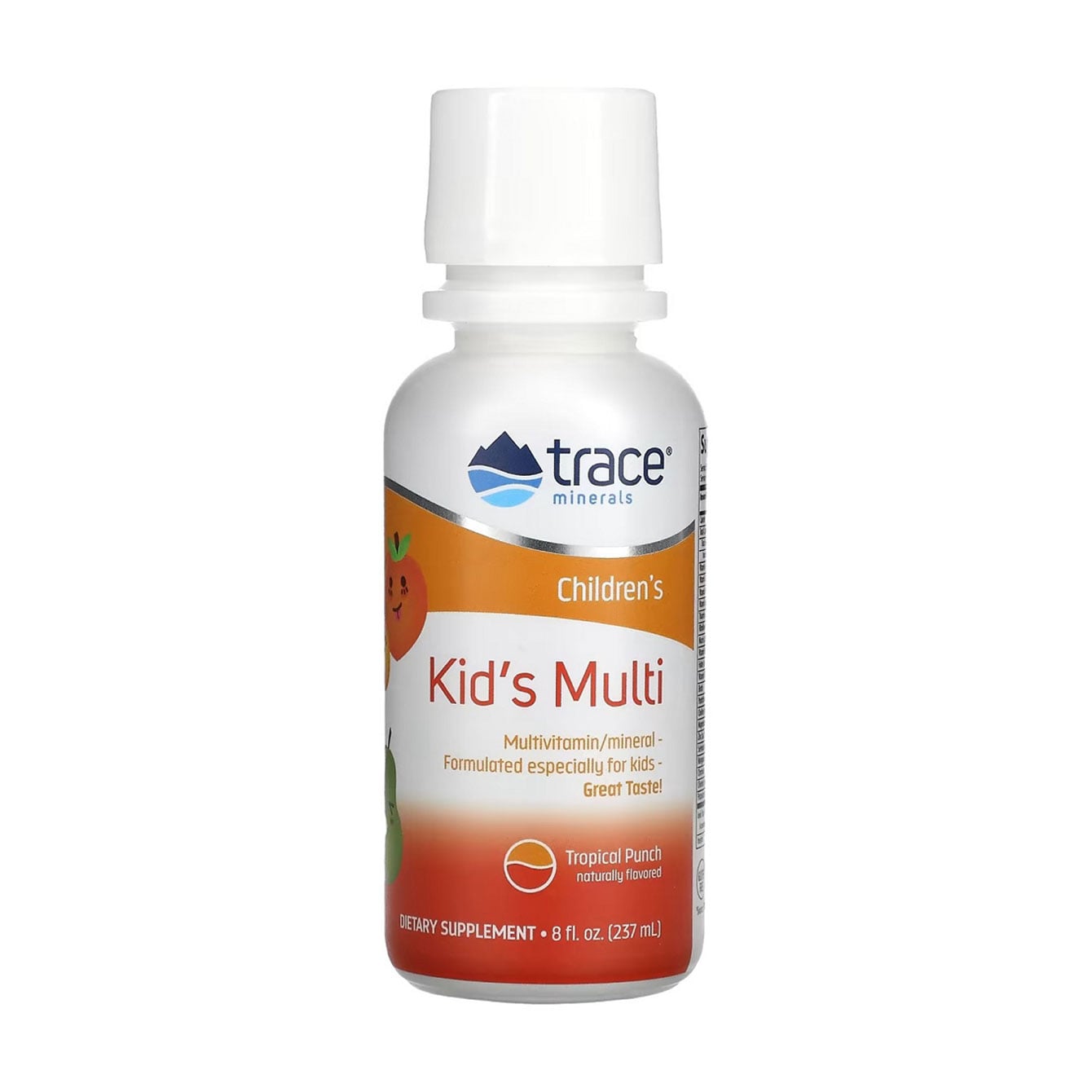 Вітамінно-мінеральний комплекс для дітей Trace Minerals Kid's Multi смак цитрусовий, в рідині, 237 мл